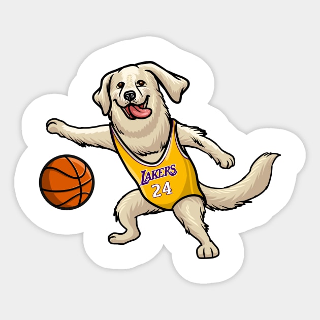 Golden Retriever Dog Sticker by TAMASTUD